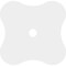 Ekena Millwork Luna Architectural Grade PVC Contemporary Ceiling Medallion, 24"OD x 3"ID x 8 1/4"C x 1"P CMP24LA-03000 - alternate 2